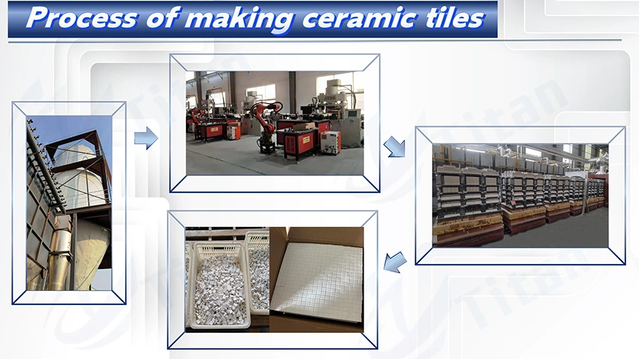 Wear Resistance Alumina Ceramic Mosaic Square Lining for Chutes